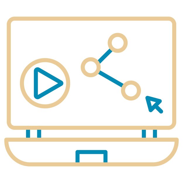 Content Sharing Vector Illustration