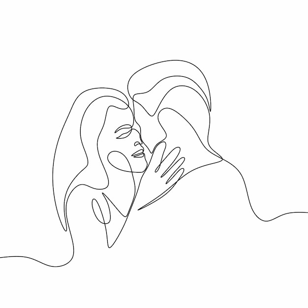 Kissing couple drawing Images - Search Images on Everypixel, romantic  drawing - b-smartretail.com