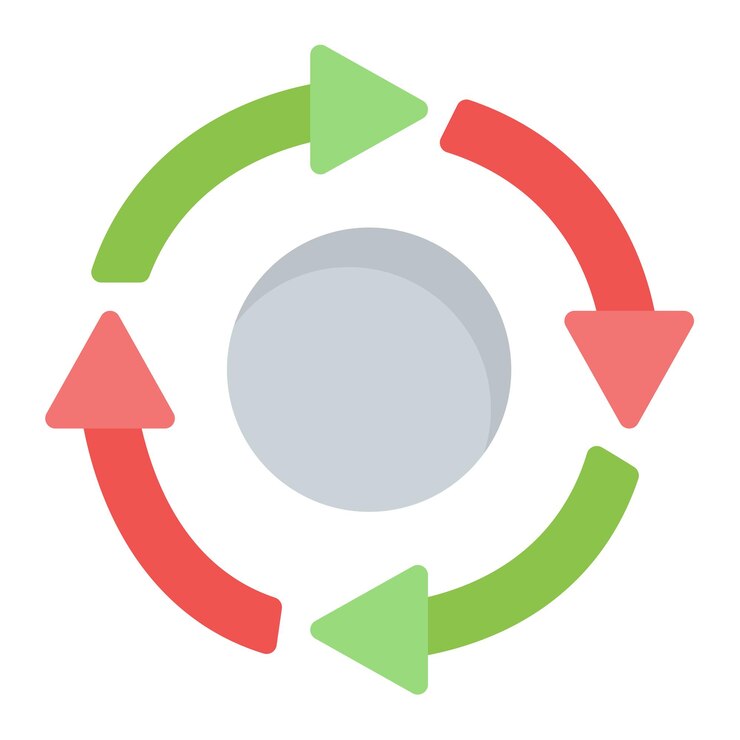 Vector continuous icon vector image can be used for mettalurgy