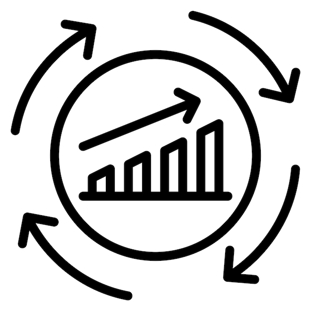 Continuous Improvement icoon vector afbeelding Kan worden gebruikt voor Core Values