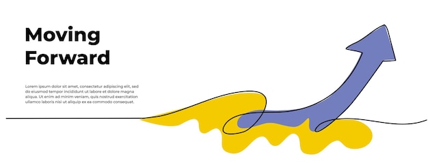 白い背景に描かれた1行の装飾要素