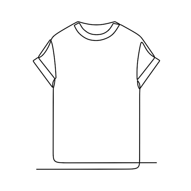 continuous line drawing on clothes