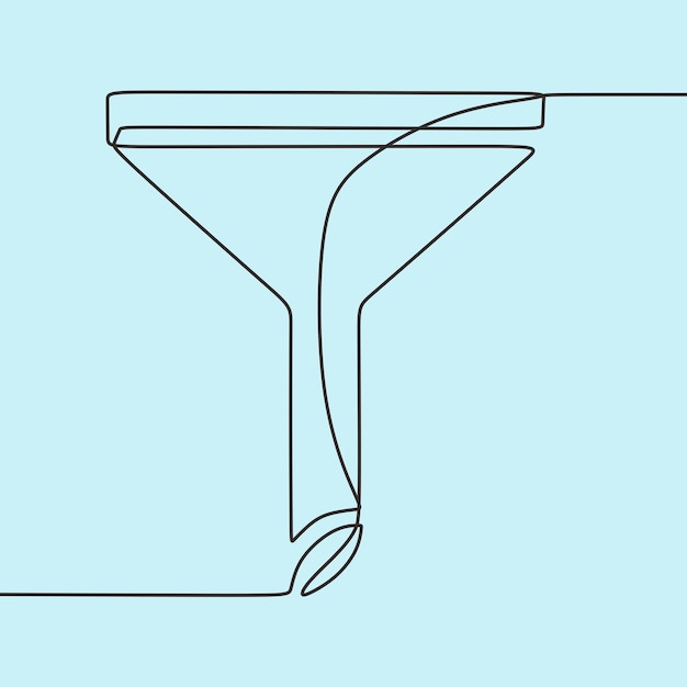 continuous line drawing on kitchen tools