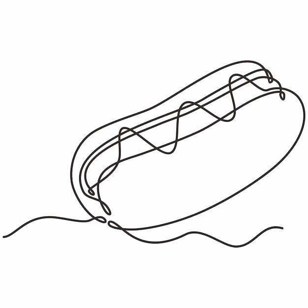 Continuous line drawing of a woman playing the guitar