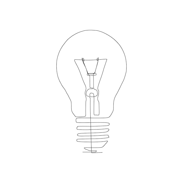 continuous line of light bulbs