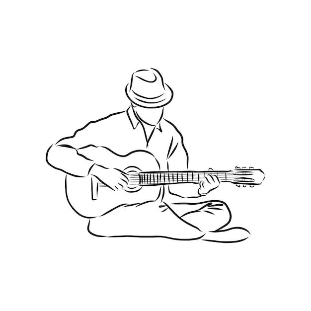 águila Inaccesible Actuación Premium Vector | Continuous lines guitar instruments instrumental music simple style águila Inaccesible Actuación Premium Vector | Continuous lines guitar instruments instrumental music simple style