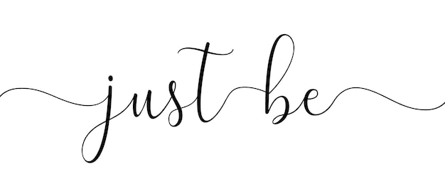 Continuous one line calligraphy minimalistic handwriting with white background