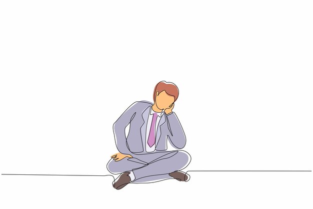 끊임없이 한 줄을 그리는 사업가가 질문을 하거나 혼란스러워하기 때문에 문제가 발생합니다.