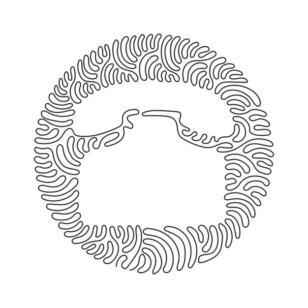 Continuous one line drawing phone flat icon single high quality symbol phone thin line for logo