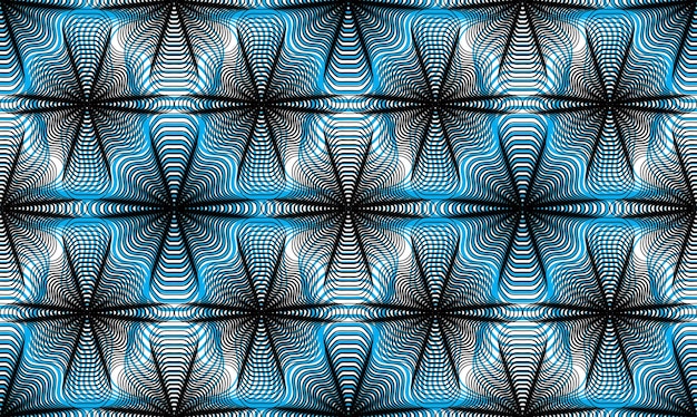 continuous vector pattern with graphic lines, decorative abstract background with overlay shapes. colorful ornamental seamless transparent backdrop, can be used for design.