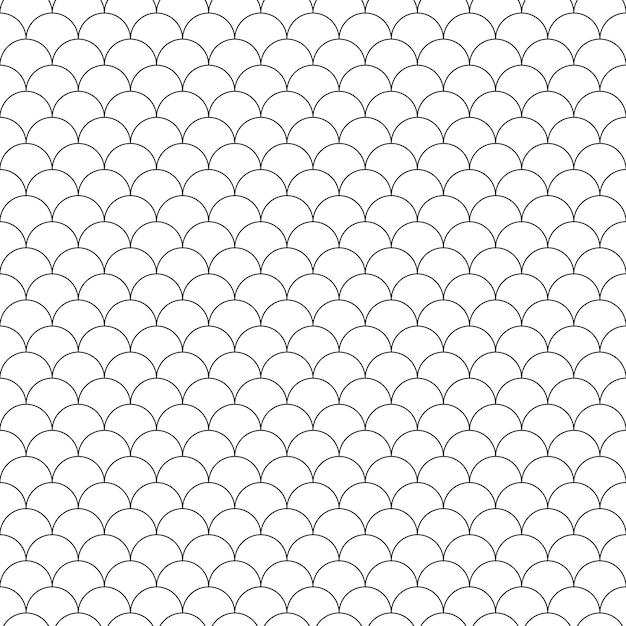 Contour scales geometrical seamless pattern with transparent background Can be used for wallpaper