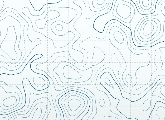 contour topographic map vector illustration