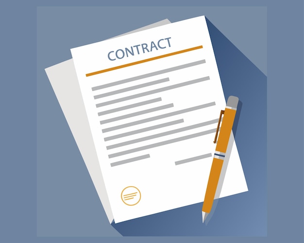 contract papers or documents