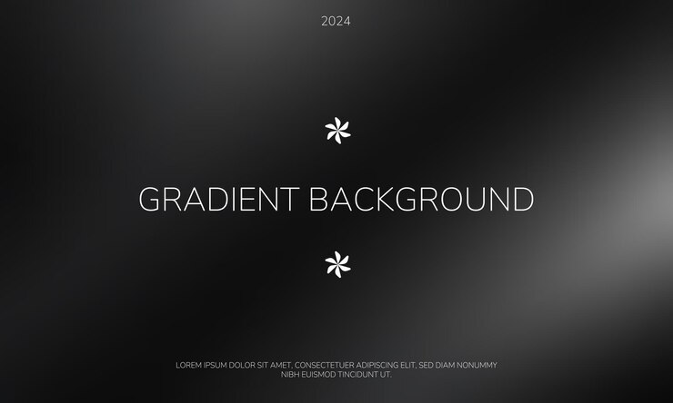 Contrastenhanced black gradient backdrop