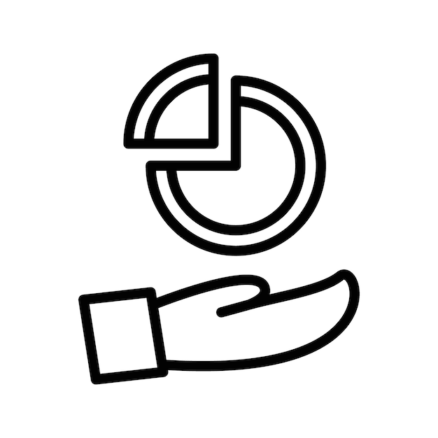 Contribution icon outline set collection or pack