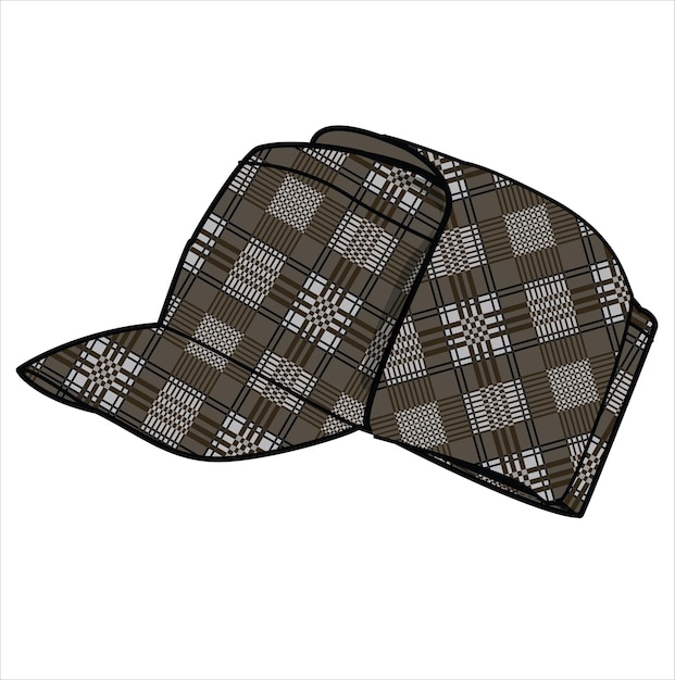 CONTROLEER PATROON BASIS BALL CAP IN BEWERKBARE VECTOR