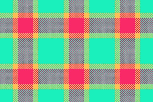 Controleer stof achtergrond textuur naadloze plaid vector textiel patroon tartan