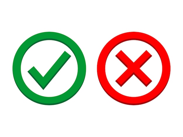 controlemerken en kruissymbolen