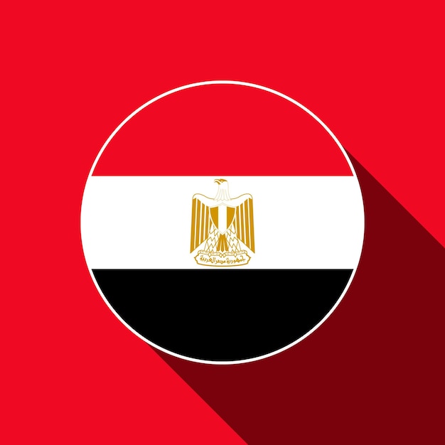 Contry Egypt Egypt flag Vector illustration