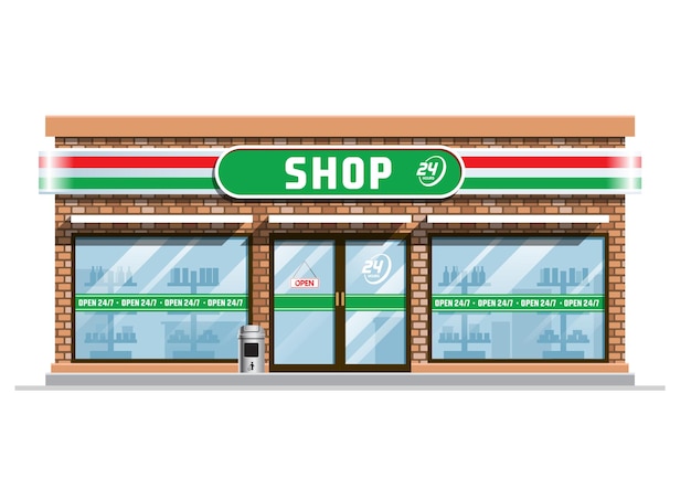 Convenience store building