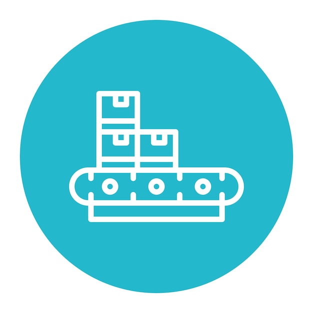 Conveyor icon vector image Can be used for Supply Chain
