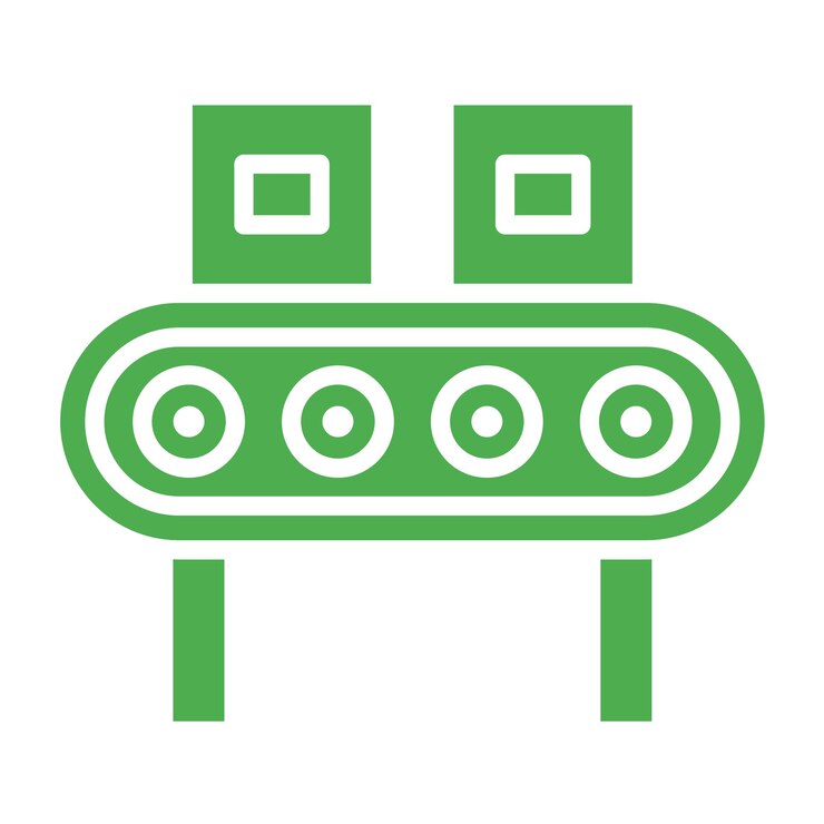 Vector conveyor vector icon design illustration