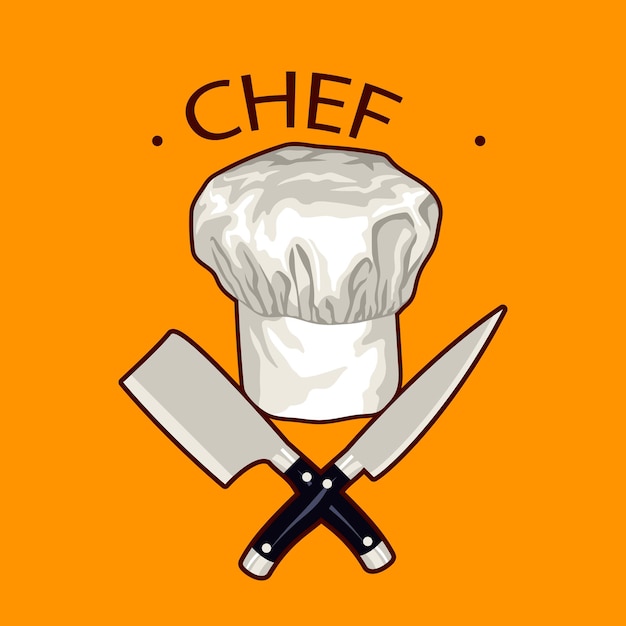 Vector cook chef hat