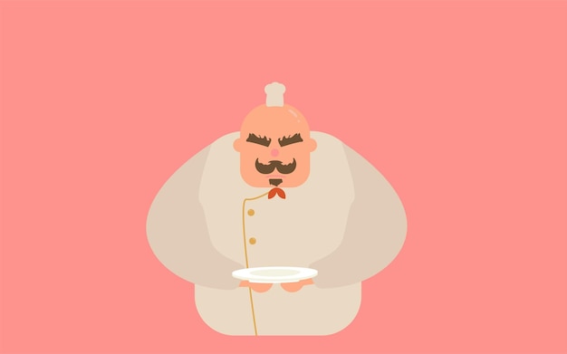 Cook chef illustration