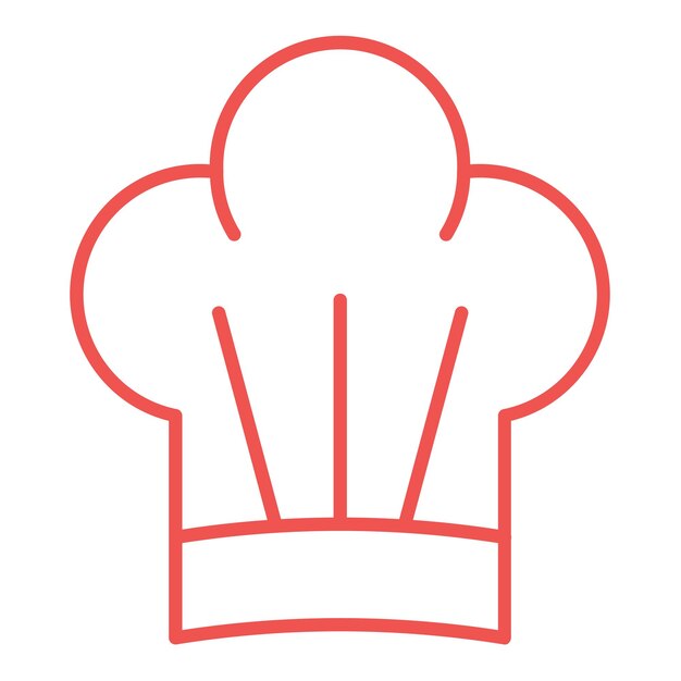 Vector cook hat icon