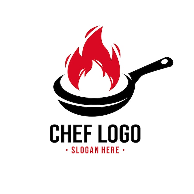 Cook logo design template inspiratie, vector illustratie.