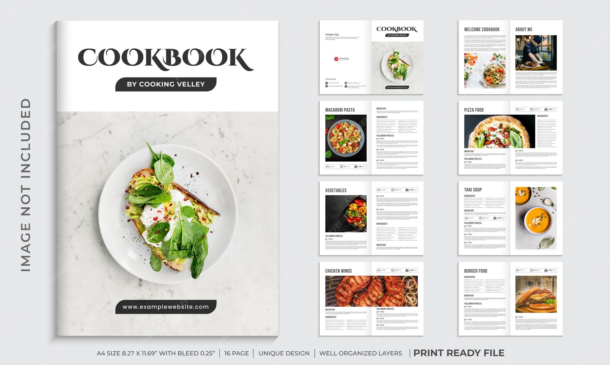 Make Your Own Cookbook - See Cookbook Templates