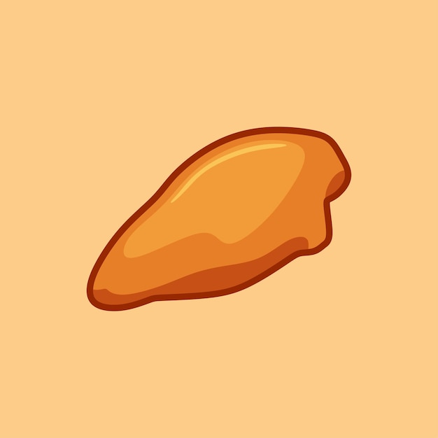 Cooked Chicken Breast Vector