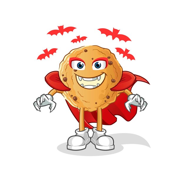 Cookie Dracula illustratie karakter vector