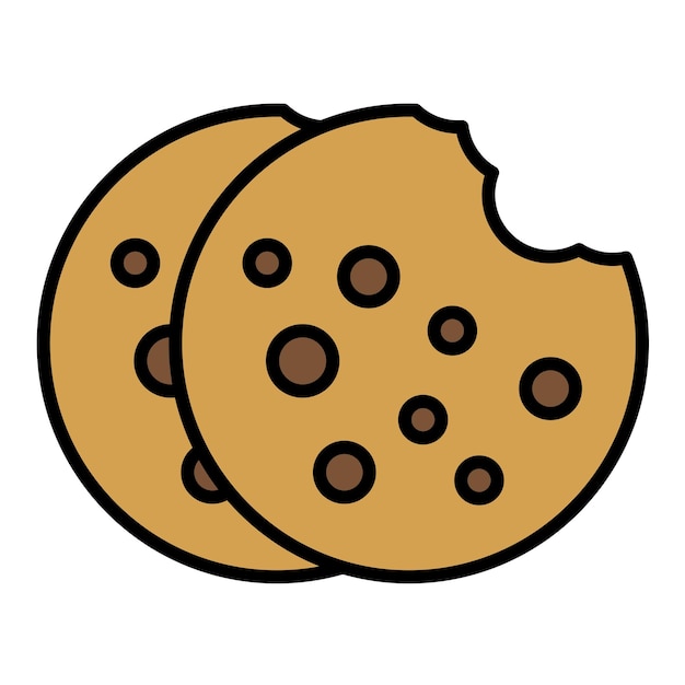 Cookie Flat Illustration