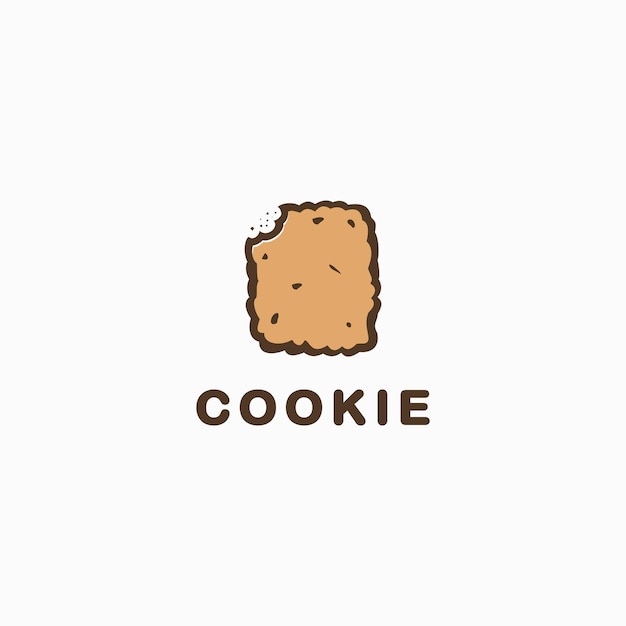 Cookie logo vettoriale