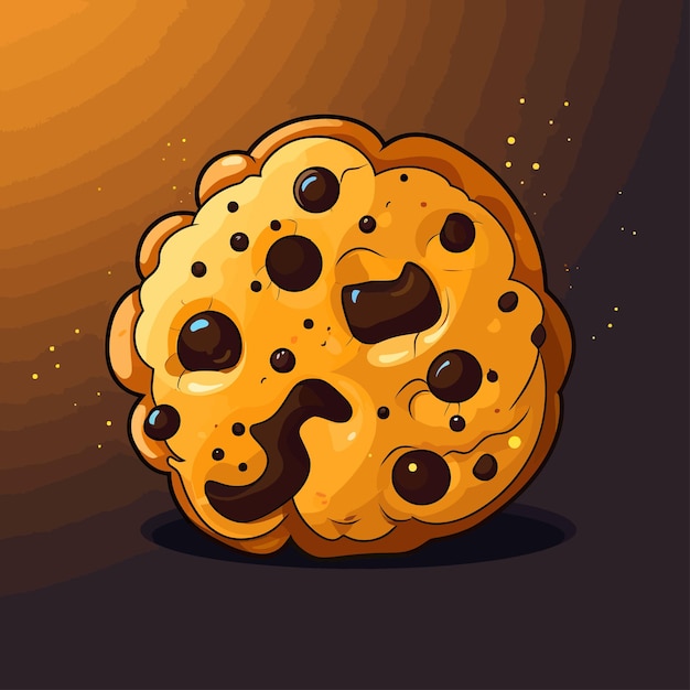 cookie-vector-stijl van het logo