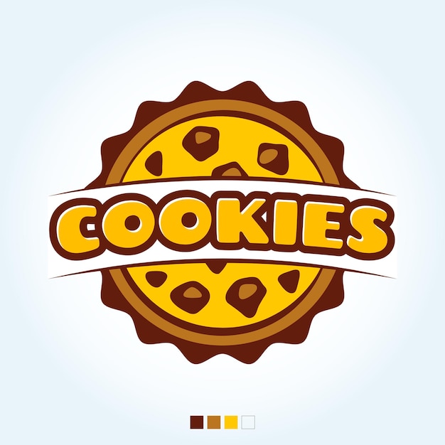 Vector cookies logo vector