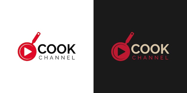 Cooking channel logo design template