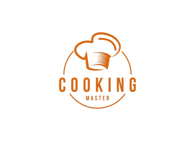 요리 요리사 및 현대 식당 로고 디자인