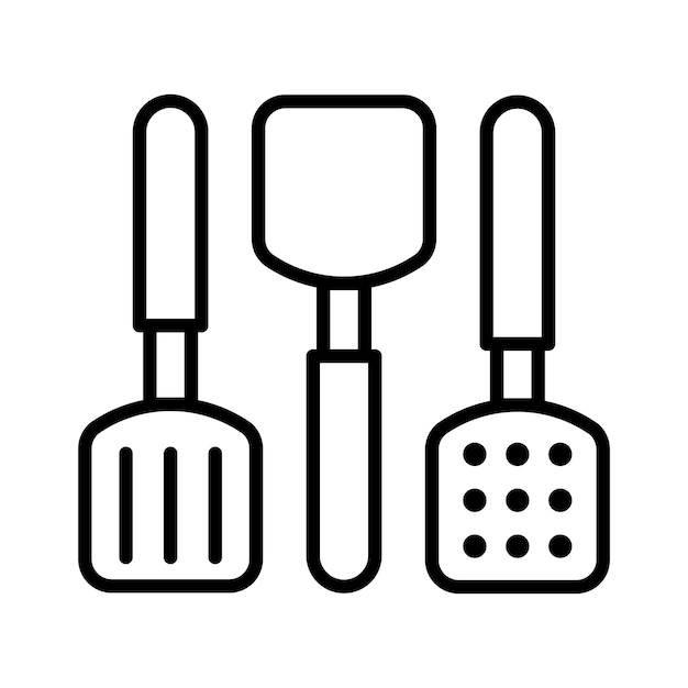 Cooking Companion The Iconic Spatula vector template flat