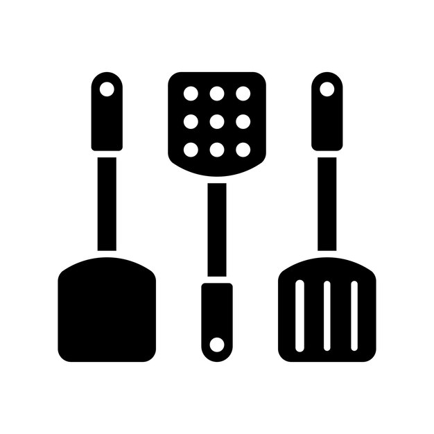 Premium Vector | Cooking companion the iconic spatula vector template flat