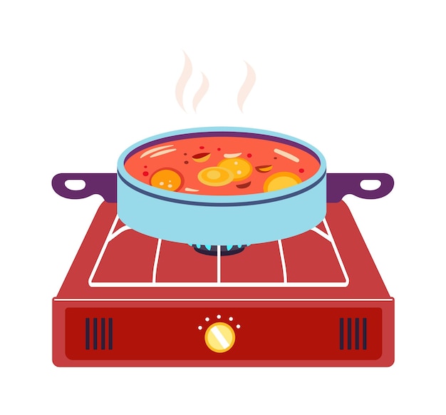 Cooking on gas cooktop