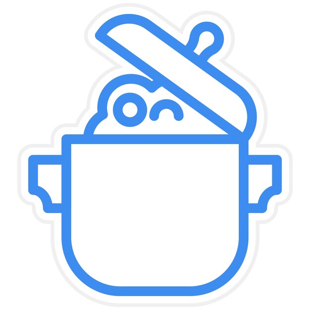 Vector cooking icon style