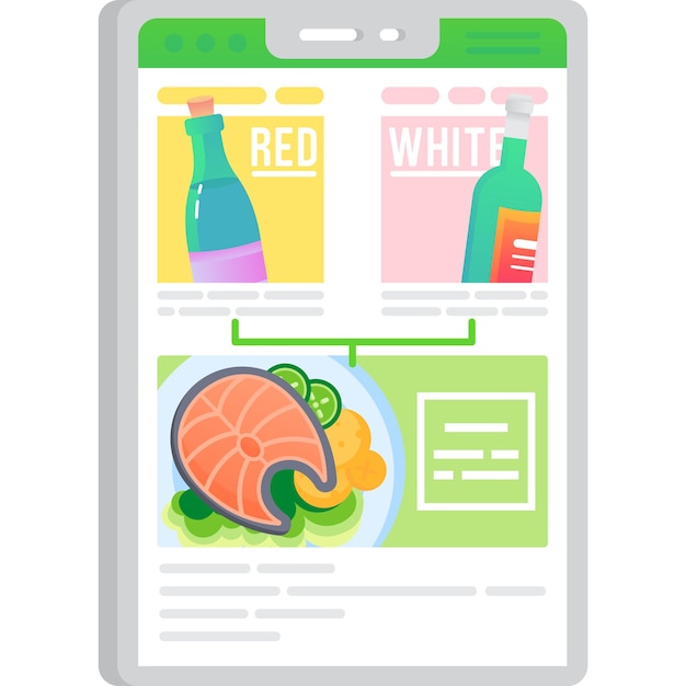 cooking icon tips for dishes on internet vector