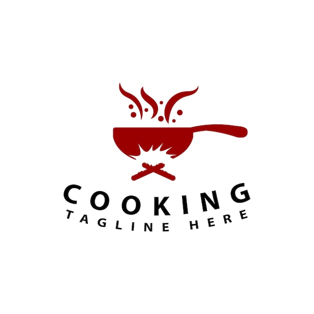 Modello di progettazione del logo di cucina