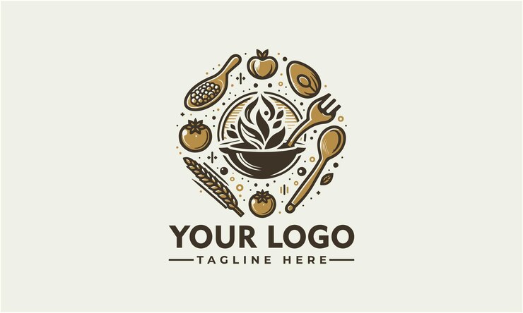 Premium Vector | Cooking logo sketch style cooking lettering for badges