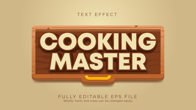 Cooking Master Games Пользовательский интерфейс Кнопка Текстовый эффект Тип шрифта