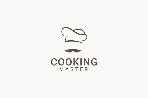 Cooking master logo vector icon illustration