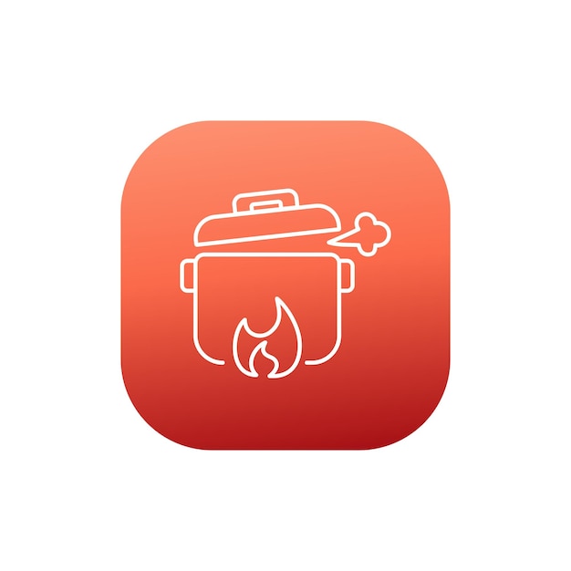 Cooking pot icon