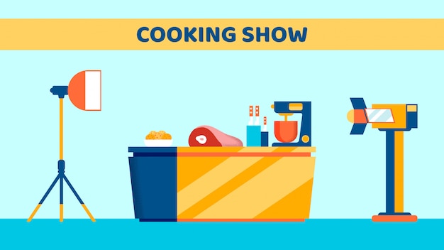 Cooking show set